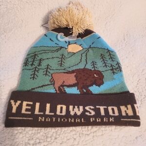 Winter Hat Women's Yellowstone National Park Buffalo